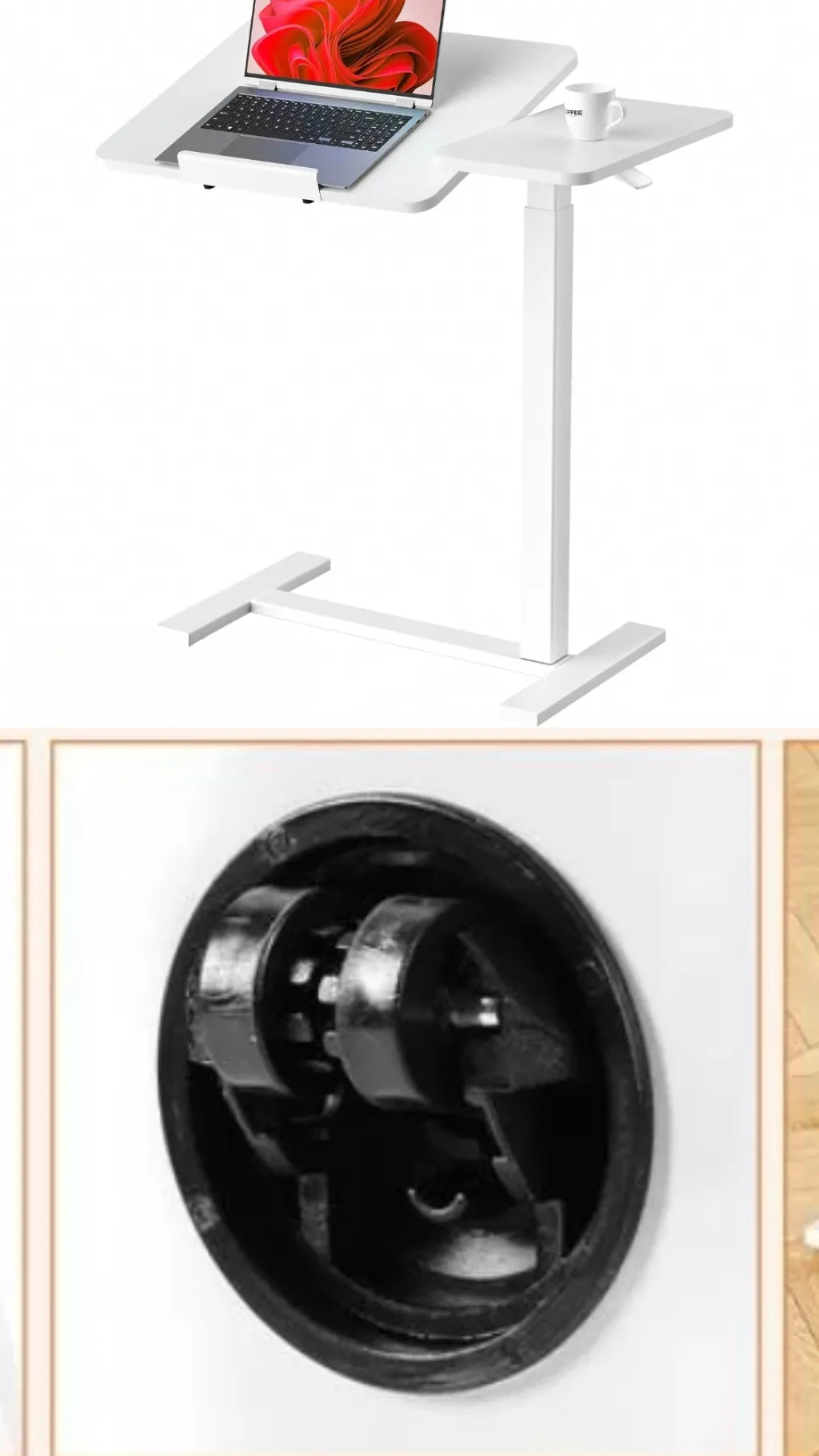 Height-adjustable mobile stand-up rolling workstation