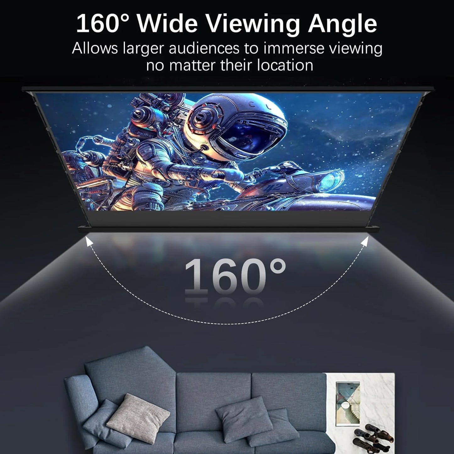 Simple projector screen