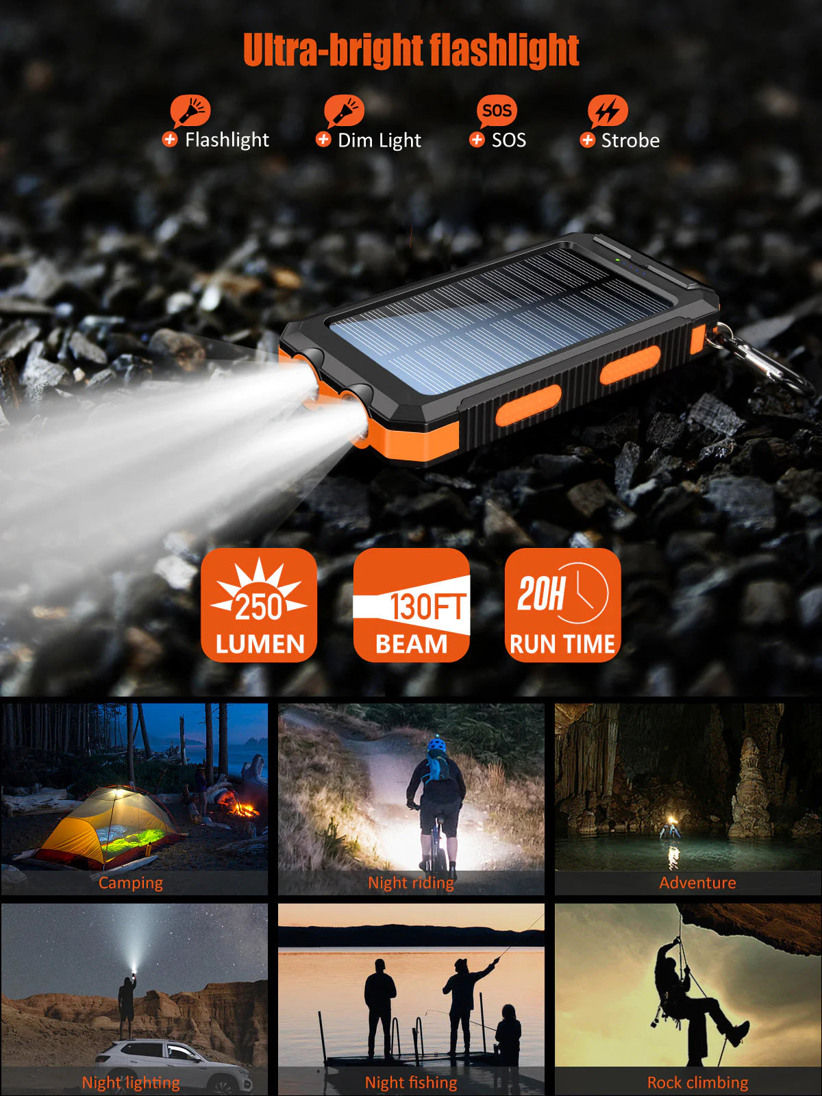 Solar Power Adventure Light