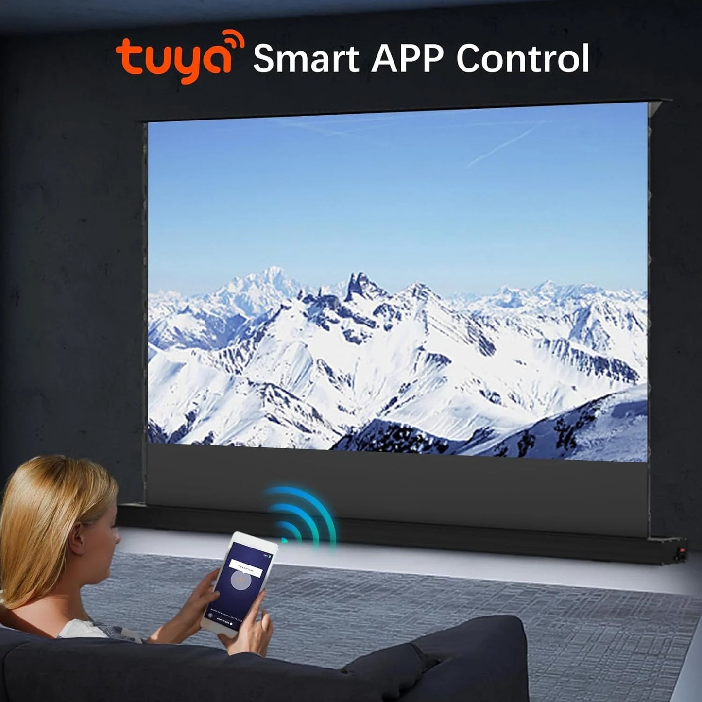 Simple projector screen